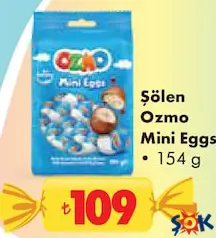 ŞÖLEN OZMO MİNİ EGGS YUMURTA 154 G - BAYRAM ŞEKERİ/ÇİKOLATASI